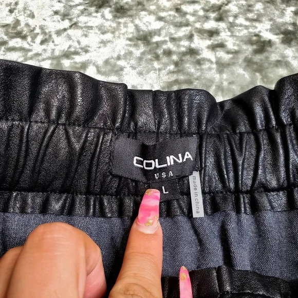 Faux Leather High Waist Shorts - Picture 7 of 11